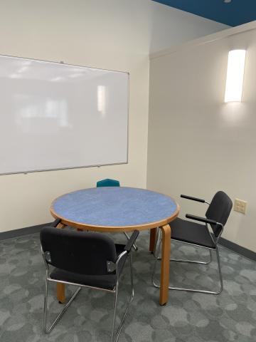 Children's tutor room with table and chairs
