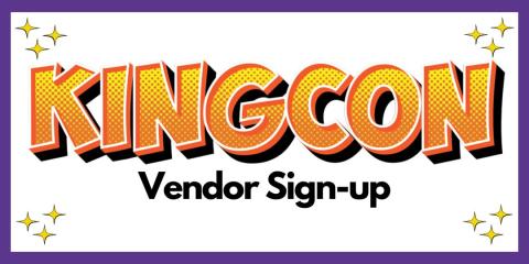 King Con Vendor Sign-up